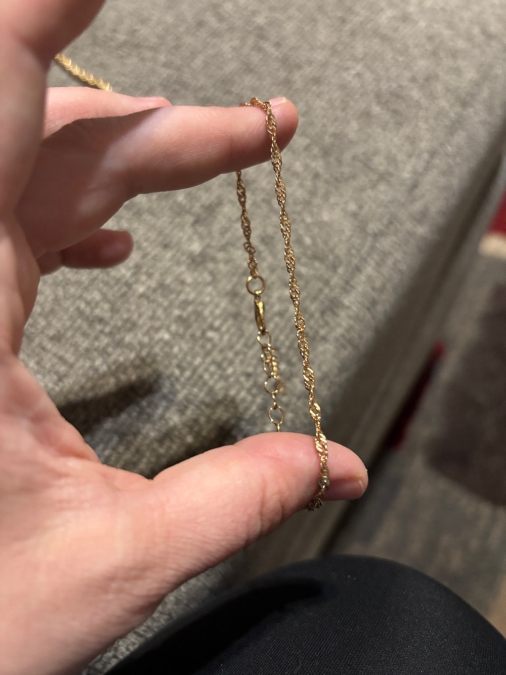 Gold Rope Chain bracelet- Women Jewelry